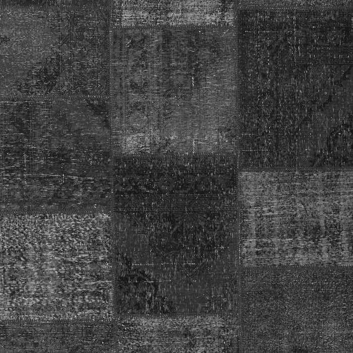 Patchwork Gray Transitional Rug, con1447gry