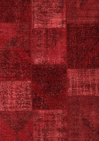 Patchwork Red Transitional Rug, con1447red