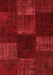 Patchwork Red Transitional Area Rugs