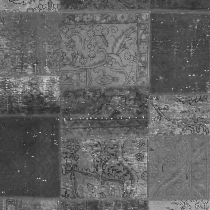 Patchwork Gray Transitional Rug, con1448gry