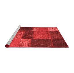 Transitional Red Washable Rugs