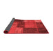 Patchwork Red Transitional Area Rugs