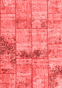 Patchwork Red Transitional Rug, con1449red