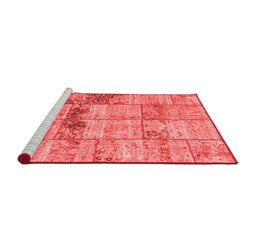 Transitional Red Washable Rugs