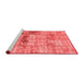 Transitional Red Washable Rugs