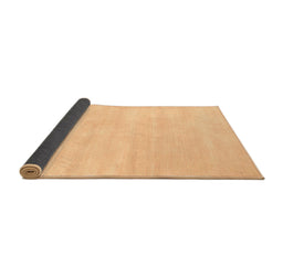 Sideview of Abstract Brown Contemporary Rug, con144brn