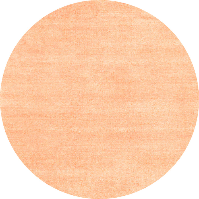 Square Abstract Orange Contemporary Rug, con144org