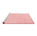 Contemporary Red Washable Rugs