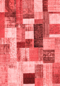 Patchwork Red Transitional Rug, con1450red