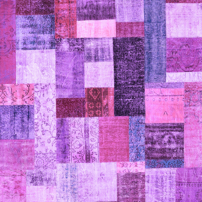 Patchwork Purple Transitional Rug, con1450pur