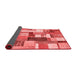 Patchwork Red Transitional Area Rugs