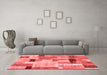 Transitional Red Washable Rugs