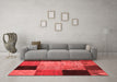 Transitional Red Washable Rugs