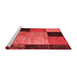 Transitional Red Washable Rugs