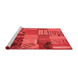 Transitional Red Washable Rugs