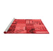 Transitional Red Washable Rugs