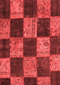 Patchwork Red Transitional Rug, con1455red