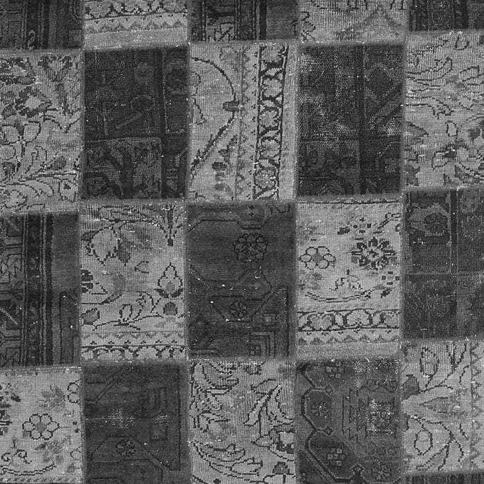 Patchwork Gray Transitional Rug, con1455gry