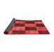 Patchwork Red Transitional Area Rugs