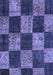 Patchwork Blue Transitional Rug, con1455blu