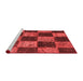 Transitional Red Washable Rugs