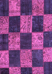 Patchwork Purple Transitional Rug, con1455pur