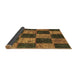 Sideview of Patchwork Brown Transitional Rug, con1455brn