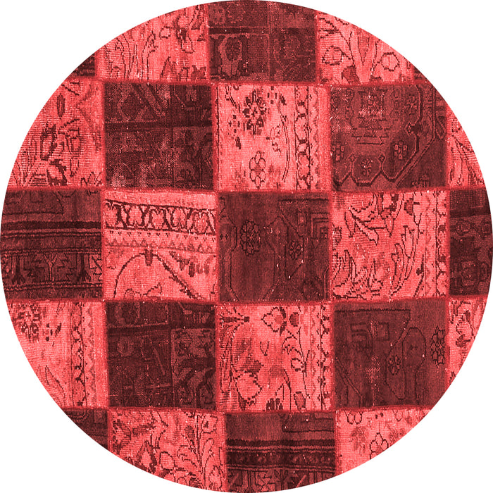 Patchwork Red Transitional Rug, con1455red