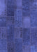 Patchwork Blue Transitional Rug, con1456blu