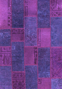 Patchwork Purple Transitional Rug, con1456pur