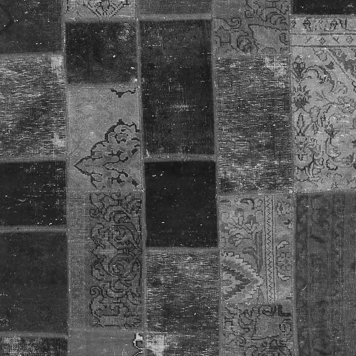 Patchwork Gray Transitional Rug, con1457gry