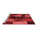 Transitional Red Washable Rugs