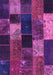 Patchwork Purple Transitional Rug, con1457pur