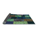 Sideview of Patchwork Light Blue Transitional Rug, con1457lblu