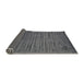 Thickness of Contemporary Gray Modern Rug, con1458