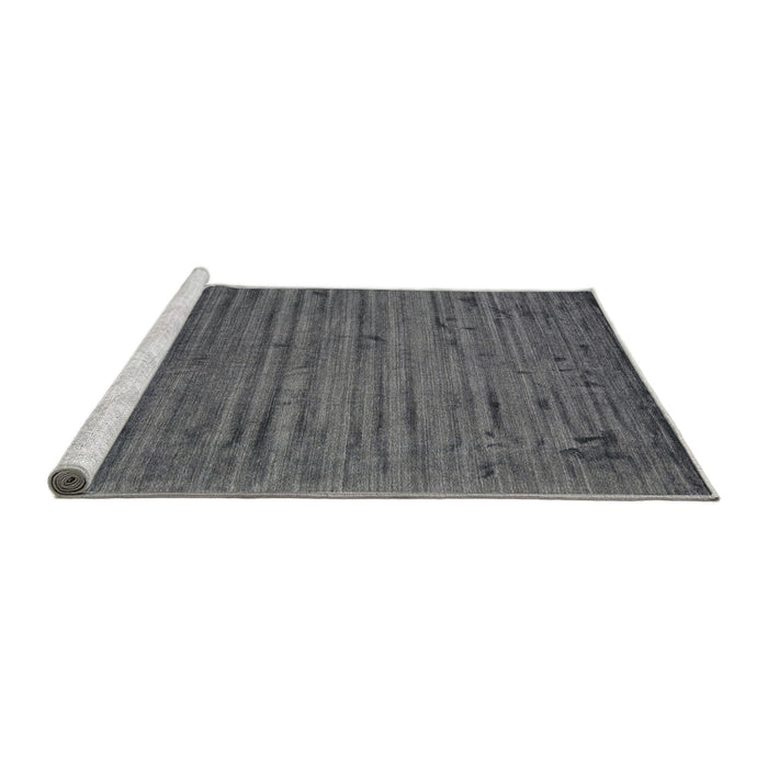 Serging Thickness of Machine Washable Contemporary Gray Rug, wshcon1458