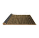 Sideview of Abstract Brown Contemporary Rug, con1458brn