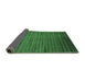 Sideview of Abstract Emerald Green Contemporary Rug, con1458emgrn