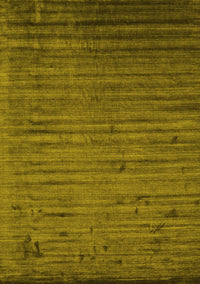 Abstract Yellow Contemporary Rug, con1458yw