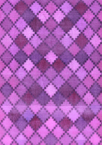 Abstract Purple Contemporary Rug, con1459pur