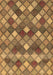 Abstract Brown Contemporary Rug, con1459brn