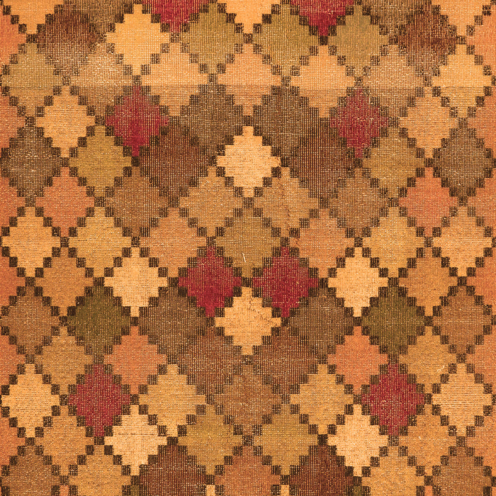 Serging Thickness of Machine Washable Abstract Orange Contemporary Area Rugs, wshcon1459org