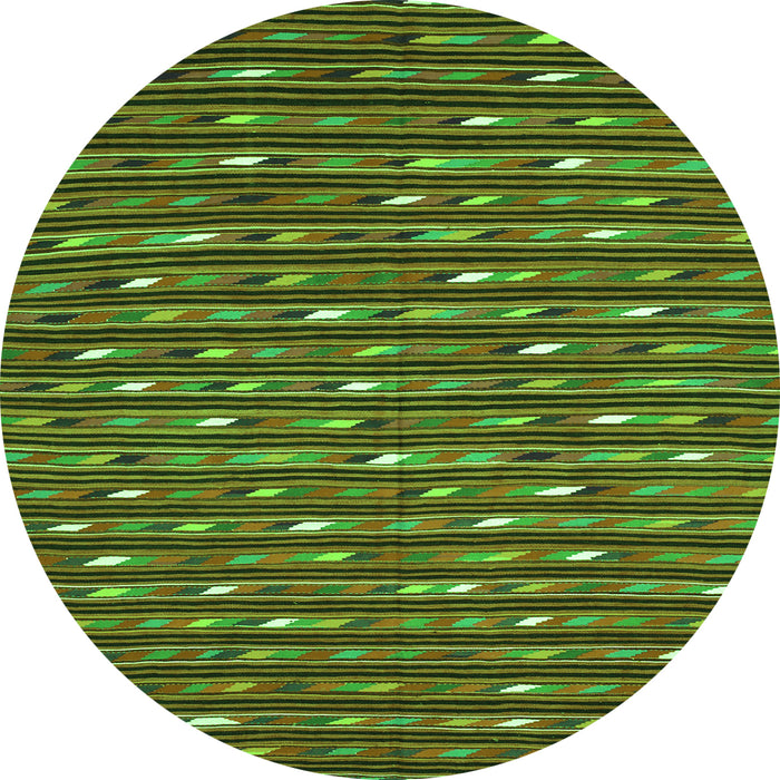 Machine Washable Oriental Green Traditional Area Rugs, wshcon145grn