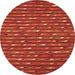 Square Oriental Orange Traditional Rug, con145org