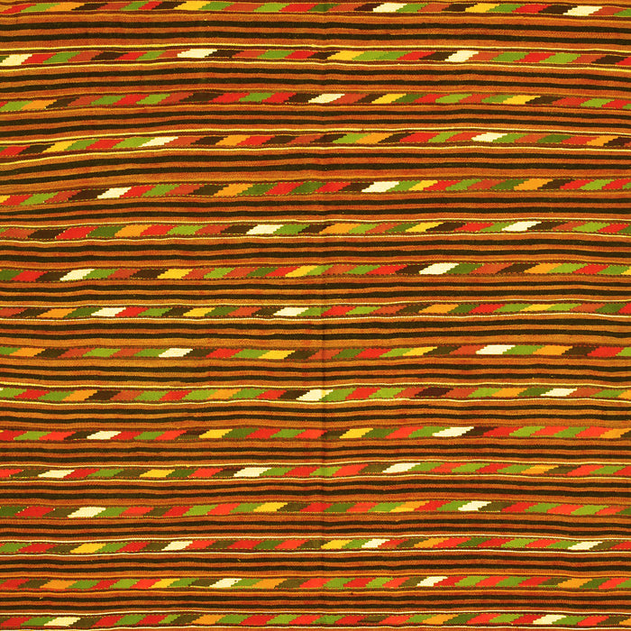 Oriental Yellow Traditional Rug, con145yw