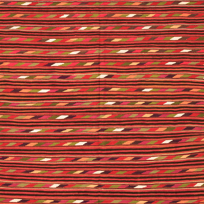 Serging Thickness of Machine Washable Oriental Orange Traditional Area Rugs, wshcon145org