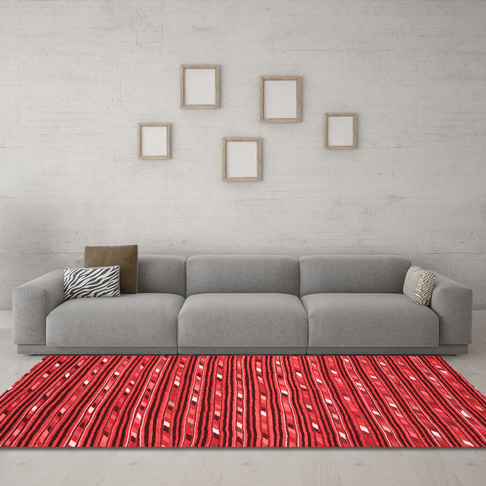 Traditional Red Washable Rugs