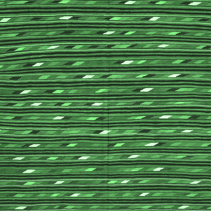 Machine Washable Oriental Emerald Green Traditional Area Rugs, wshcon145emgrn