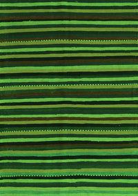 Abstract Green Contemporary Rug, con1460grn