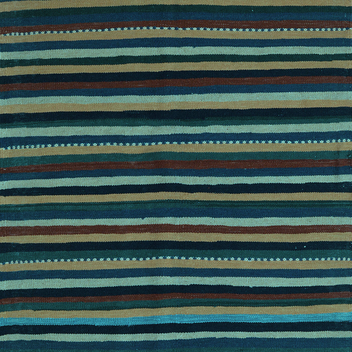 Abstract Light Blue Contemporary Rug, con1460lblu
